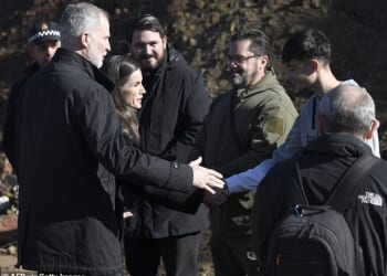 King Felipe VI and Queen Letizia paid tribute to selfless Julio Rodriguez, 16, who ran between the carriages to help survivors of the deadly Spanish train derailment