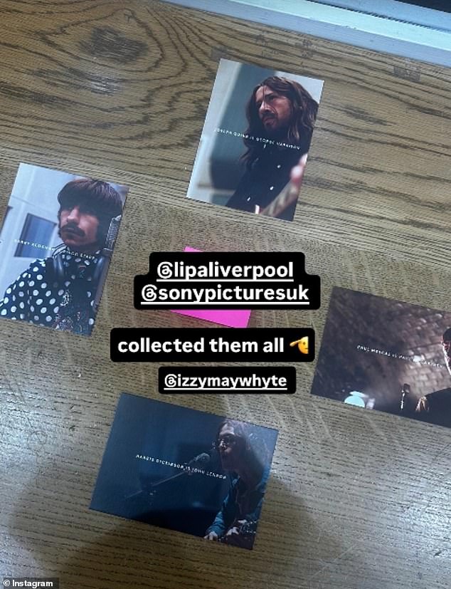 The Liverpool Institute For Performing Arts (LIPA) - co-founded by McCartney in 1996 - has shared postcards of the actors on set