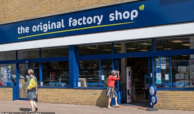 Tough times: The Original Factory Shop is understood to be on the brink of falling into administration this week