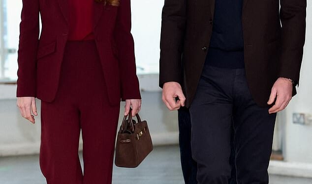 The Prince and Princess of Wales surprised NHS heroes as they arrived during health staff's tea break today to thank them for their hard work during winter