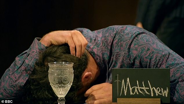 Dagger weilding James Baker went for Matthew and led the majority of the group in that direction, much to his eventual dismay