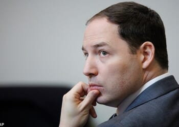 Brendan Banfield, 40, is accused of masterminding a bizarre double murder plot to kill his wife Christine Banfield, 37, and a complete stranger Joseph Ryan on October 24, 2023