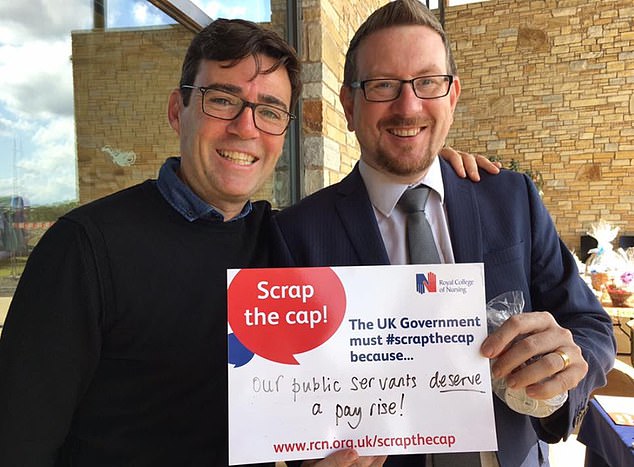 This by-election was triggered by the sudden resignation of former health minister Andrew Gwynne, pictured, right, with Andy Burnham, who was kept off the ballot paper by Keir Starmer