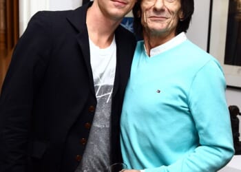 Last week, Jesse Wood, who is the son of Rolling Stones guitarist Ronnie Wood (pictured together in 2021) candidly revealed how he was living on barely £1,000 a month