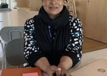 Sabina Khan (pictured) was elected to serve Tower Hamlets in east London but for the last eight months has been staying in Sylhet in the Asian country