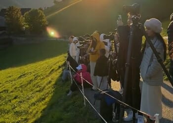 Funes in South Tyrol has been taken over by crowds of tourists trying to get the perfect selfie