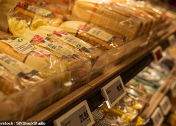 Dietitians have revealed putting white bread in the freezer may lead to fewer blood sugar spikes and promote weight loss (stock image)