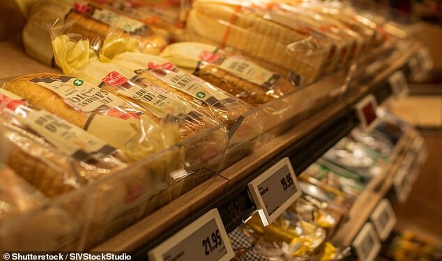 Dietitians have revealed putting white bread in the freezer may lead to fewer blood sugar spikes and promote weight loss (stock image)