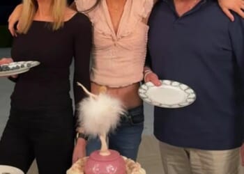 Nicola Peltz-Beckham is leaning into a 'childlike identity', a psychotherapist has claimed (Nicola is pictured at her ballerina-themed 31st birthday with her parents)