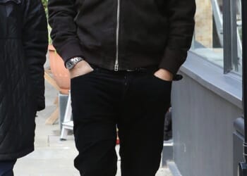 David Walliams, pictured last Saturday in Hampstead, has seen his TV work dry up and now his publishing deal has ended