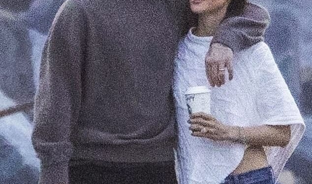 Brooklyn and his wife on Malibu beach days after his bombshell social media post