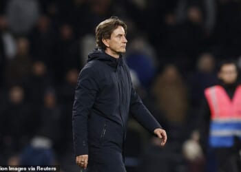 Thomas Frank's Tottenham future is in serious doubt with the club considering a change