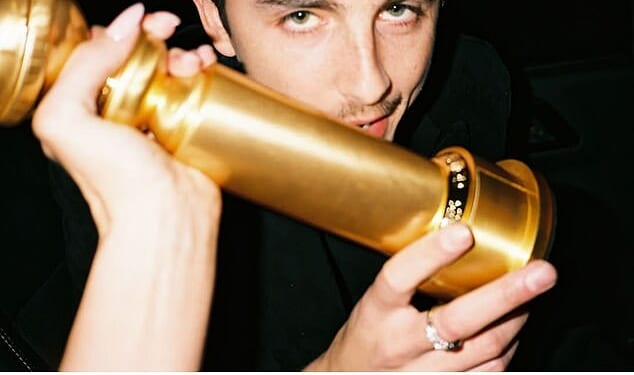 Timothee Chalamet, 30, finally made his relationship with Kylie Jenner, 28, Instagram official, as her hand was visible in an image of him celebrating his Golden Globe win