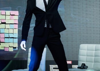 Tom Hiddleston, 44, has revealed that he would 'absolutely' be up for appearing in Strictly Come Dancing (pictured showing off his dance moves in 2013)