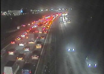 Traffic grinds to a halt in one direction on M6 motorway after crash
