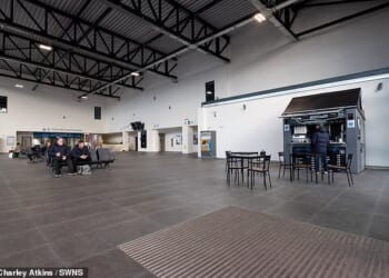 The sole business in Sunderland Station two years after its £27million makeover is 'the world's smallest coffee shop'