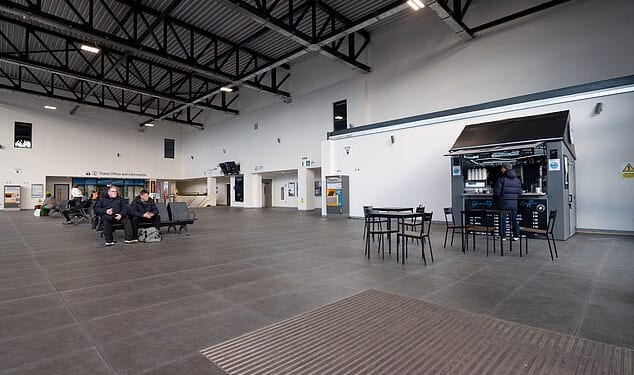 The sole business in Sunderland Station two years after its £27million makeover is 'the world's smallest coffee shop'