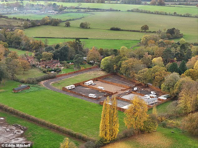 Millionaire residents have been 'living in a nightmare' since the group bought the 1.5 acre field
