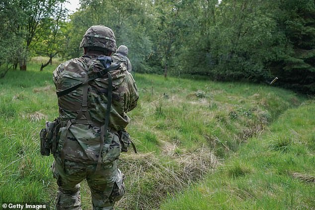 The incident happened at the Otterburn training camp in Northumberland (Stock photo of the area)