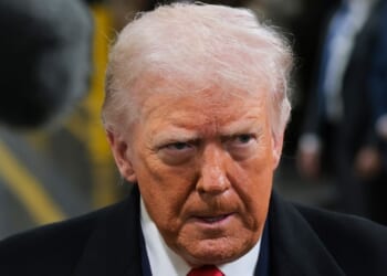 President Donald Trump told reporters Wednesday that the killing in Iran has stopped and that progress could be on the horizon.