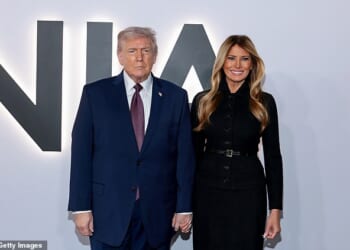 President Donald Trump said that First Lady Melania Trump has 'stronger opinions' now than during his first term as president as the two appeared side-by-side for the premiere of Melania: Twenty Days to History