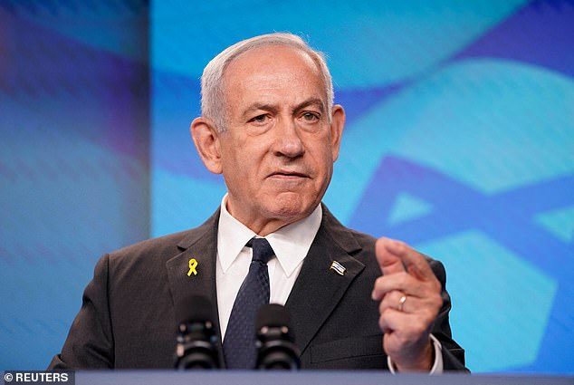 The Israeli prime minister's office said the BOP's Gaza Executive Board was 'at odds with Israeli policy.' An Egyptian official on the board previously compared Israeli Prime Minister Benjamin Netanyahu, pictured above, to Adolf Hitler