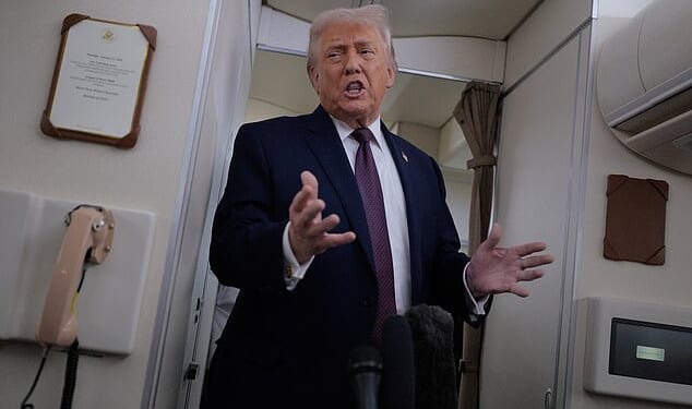 Trump devoted 450 words Sunday to railing about efforts to stop his ballroom project