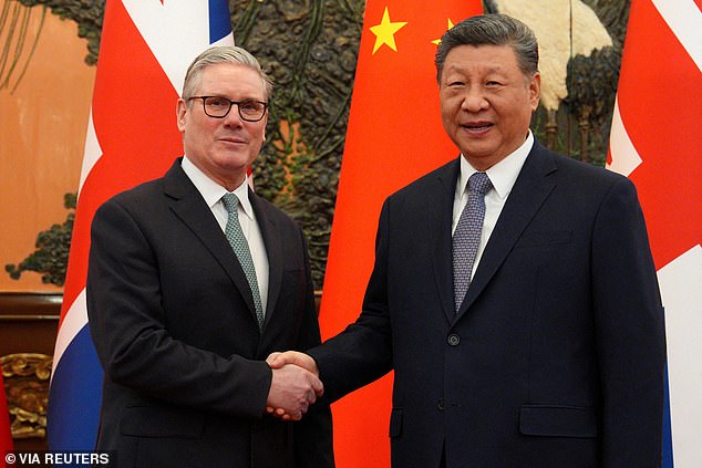 Sir Keir met Xi Jinping yesterday as he tries to get closer to the giant Asian economy