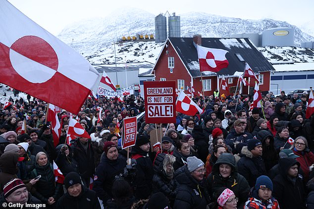 Greenlanders have been protesting in favour of self-governance and against US ownership