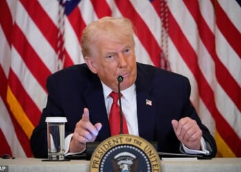 President Donald Trump speaks during an event to promote investment in rural health care in the East Room of the White House, Friday