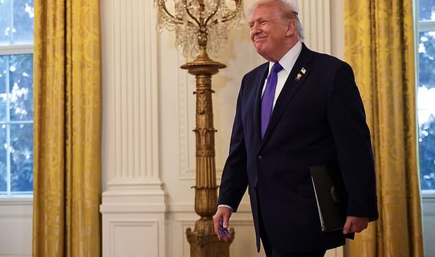 President Donald Trump's motorcade had to be rerouted on Sunday after a 'suspicious device' was found