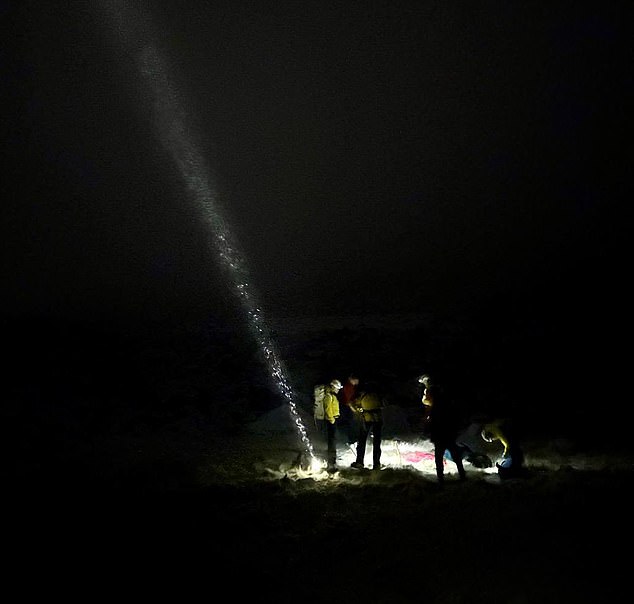 The pair in their 20s had set-off at 6pm on Tuesday to climb up 4295-foot-high Ben Macdui in the Cairngorms in the Scottish Highlands