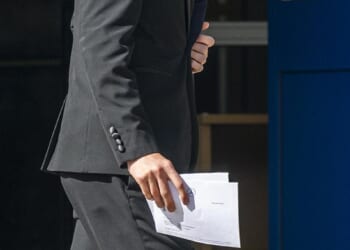 Harrison Taylor, 19, (pictured) was driving the Mercedes with his sister as the passenger during the collision which saw the car Harrison was driving fly in to a garden wall