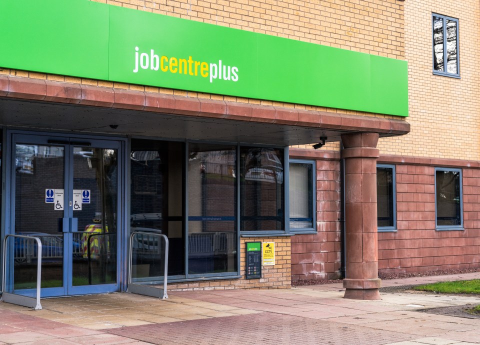 JobCentrePlus branch in Glasgow, Scotland.