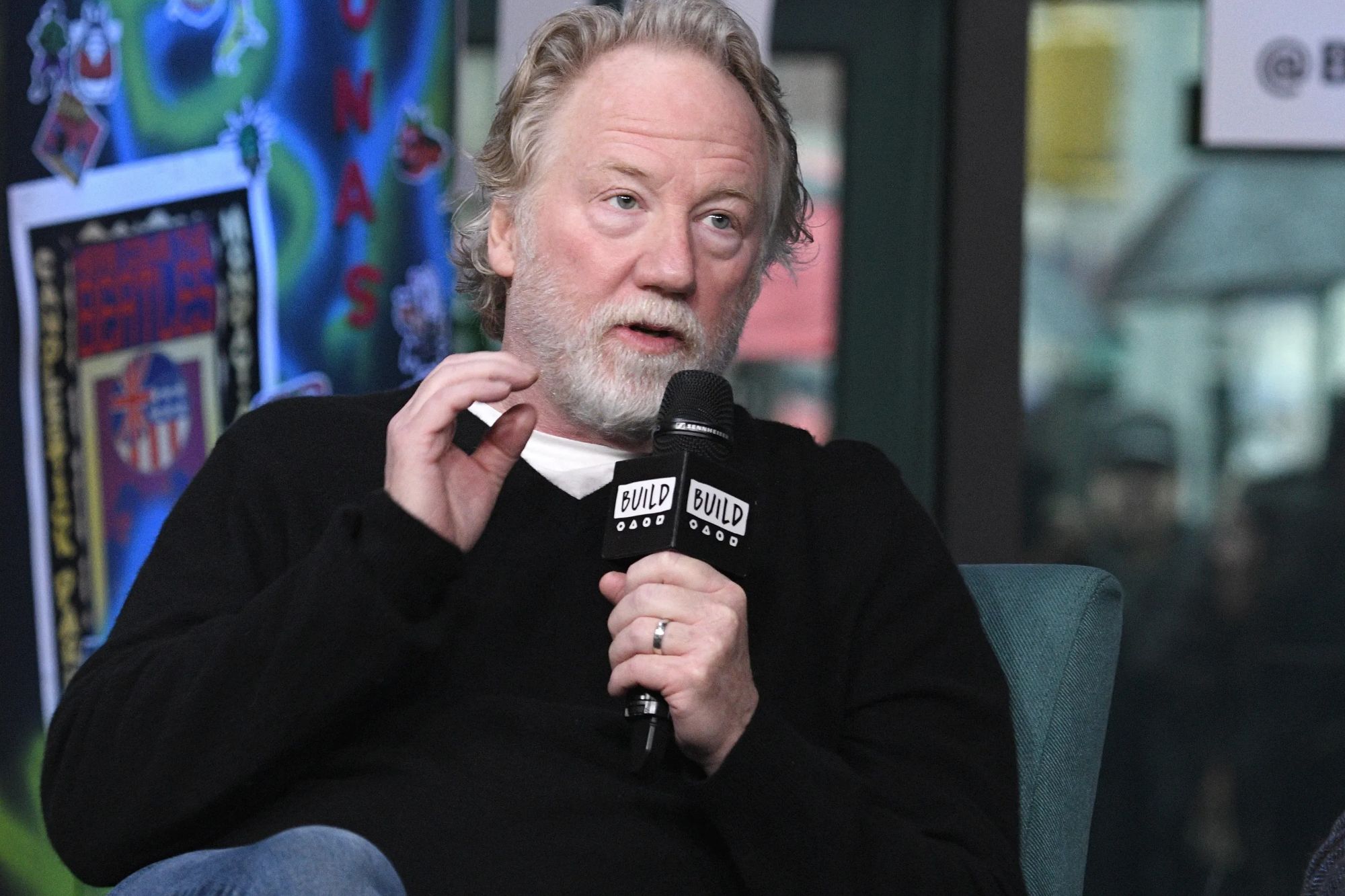 An image collage containing 1 images, Image 1 shows Celebrities Visit Build - February 11, 2020