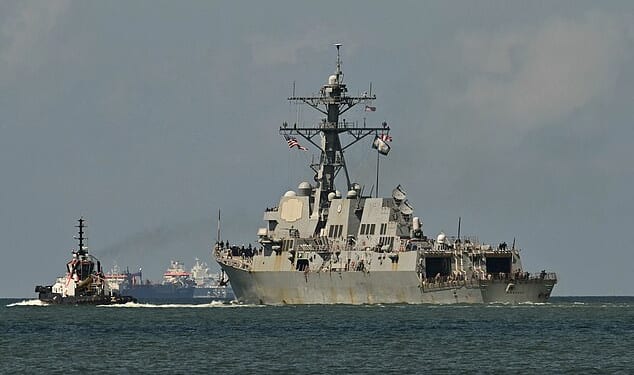 The United States Navy is on the hunt for a group of over a dozen oil tankers that have been sanctioned by Donald Trump after illegally entering Venezuelan waters