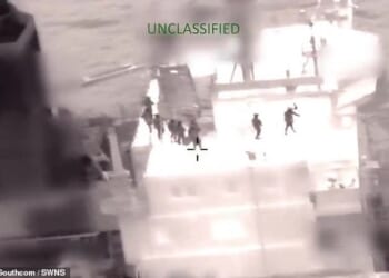US forces have boarded another oil tanker called Olina