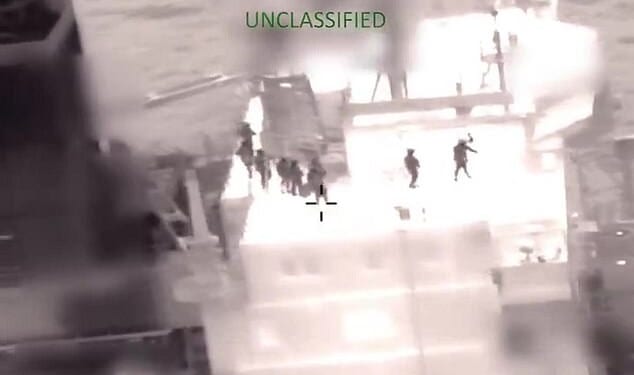 US forces have boarded another oil tanker called Olina