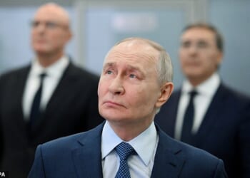 Vladimir Putin (pictured) is determined that any deal will see him given the Donbas, even though his troops have failed to win it through nearly 50 months of grinding warfare