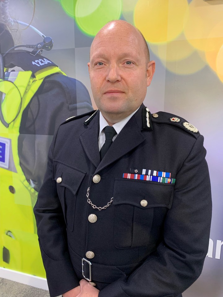 Chief Constable Craig Guildford of West Midlands Police in his uniform.