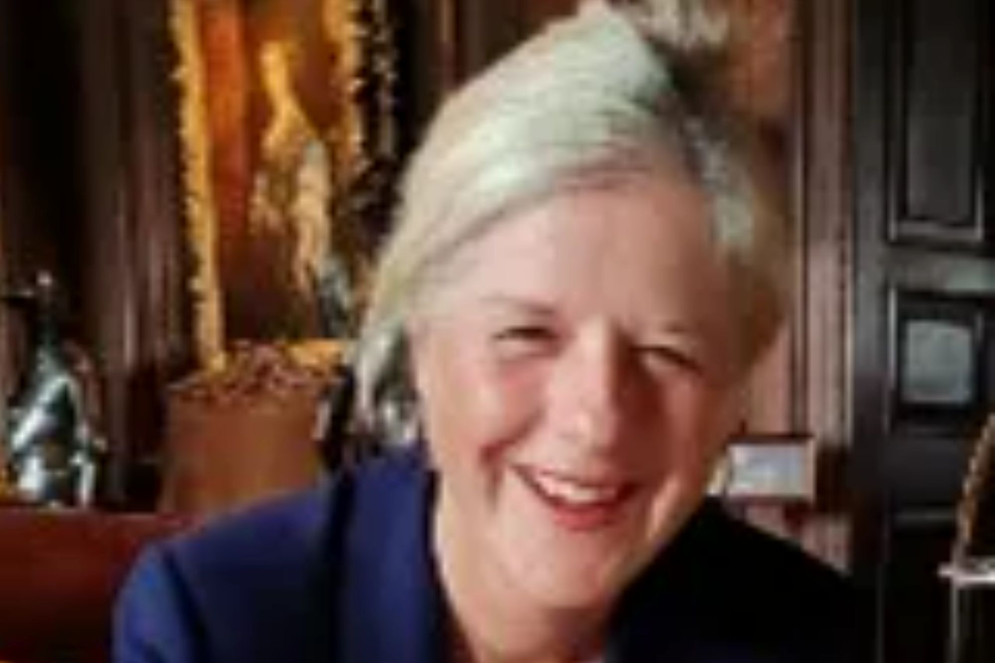 An image collage containing 1 images, Image 1 shows Woman with light hair stirring a cup of coffee