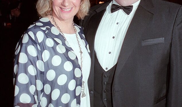 Despite being known as one of the nation's most beloved comedians, Victoria Wood battled a secret heartache, when her marriage to Geoffrey Durham ended in 2002 (pictured in 1991)