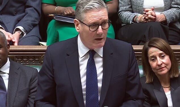 'Waffling' Starmer is mauled over shambolic ID cards U-turn in brutal PMQs as furious Labour MPs say they can't defend government policies