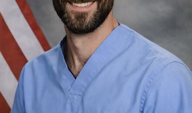 Harrowing video footage of nurse Alex Pretti, pictured, being shot dead by a border force agent in Minneapolis was being studied across the world yesterday