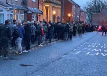 Around 500 worried locals turned up for a public meeting over plans to accommodate asylum seekers at a former sheltered housing complex in Rhosllanerchrugog, near Wrexham