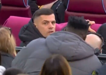 West Ham vs Sunderland STOPPED amid Granit Xhaka altercation with fans as video officials get involved