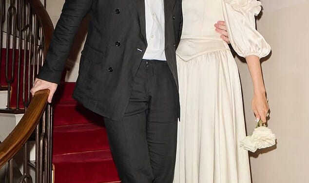 I¿m told that the Beckhams are dumbfounded by their eldest son¿s Instagram outburst, writes Katie Hind. Pictured: Brooklyn Beckham and Nicola Peltz when they renewed their vows last year - to which his family weren't invited