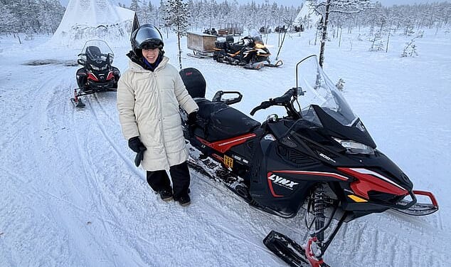 Hayley Minn spent a weekend in Rovaniemi, Finland - AKA Lapland - where temperatures were -35 degrees