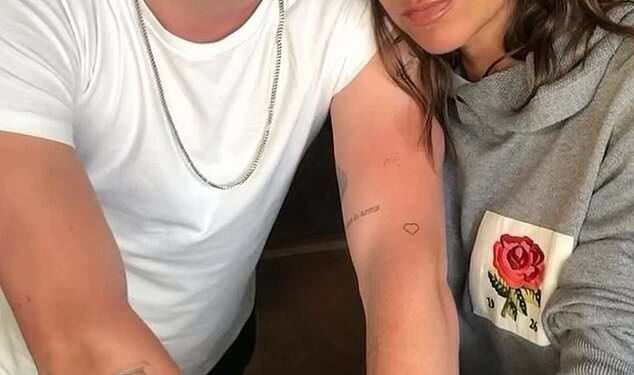 One friend told The Mail on Sunday: ‘Why shouldn’t Victoria be tactile with her son? She is tactile with all of her children and she always has been'