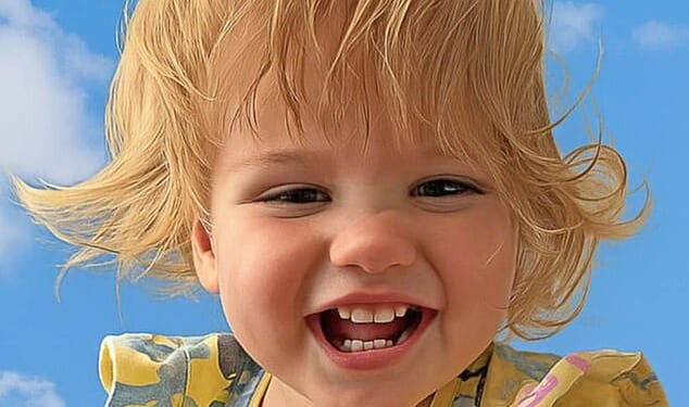 Jayla-Jean McLaren (pictured) was taken to hospital on the morning of August 1 2025 after suffering serious injuries - she tragically died 48 hours later